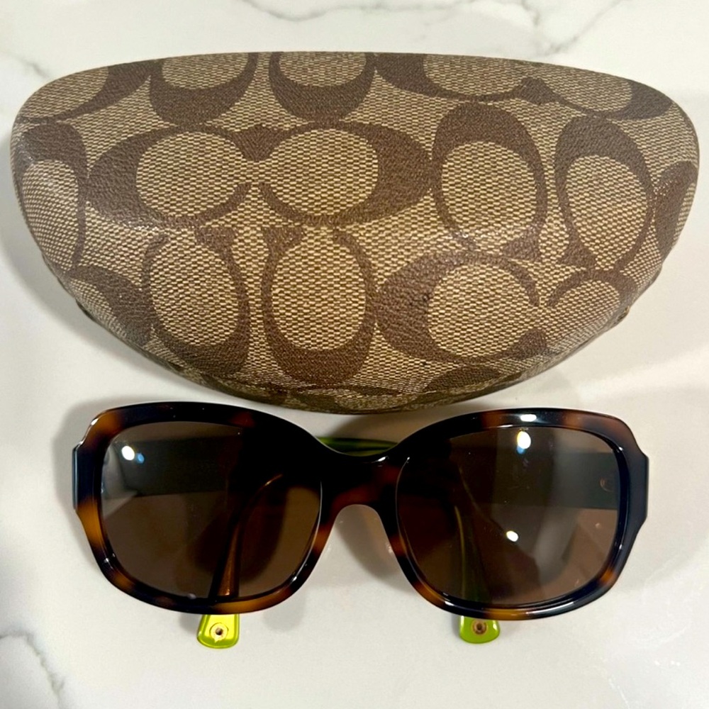 COACH Sunglasses & Wallet CLASSIC Monogram Bundle - Y2K VINTAGE - Picture 11 of 14